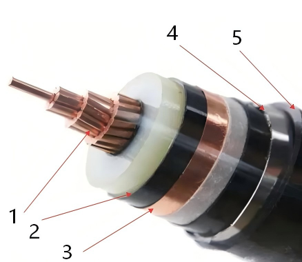 high voltage cable construction