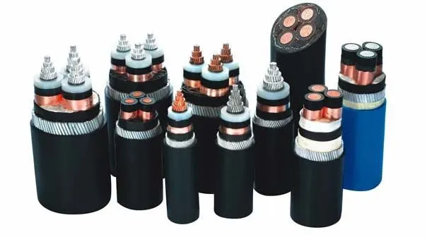 high voltage cable types