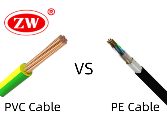 pvc cable vs pe cable