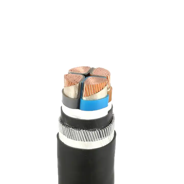 Copper armoured cable wire