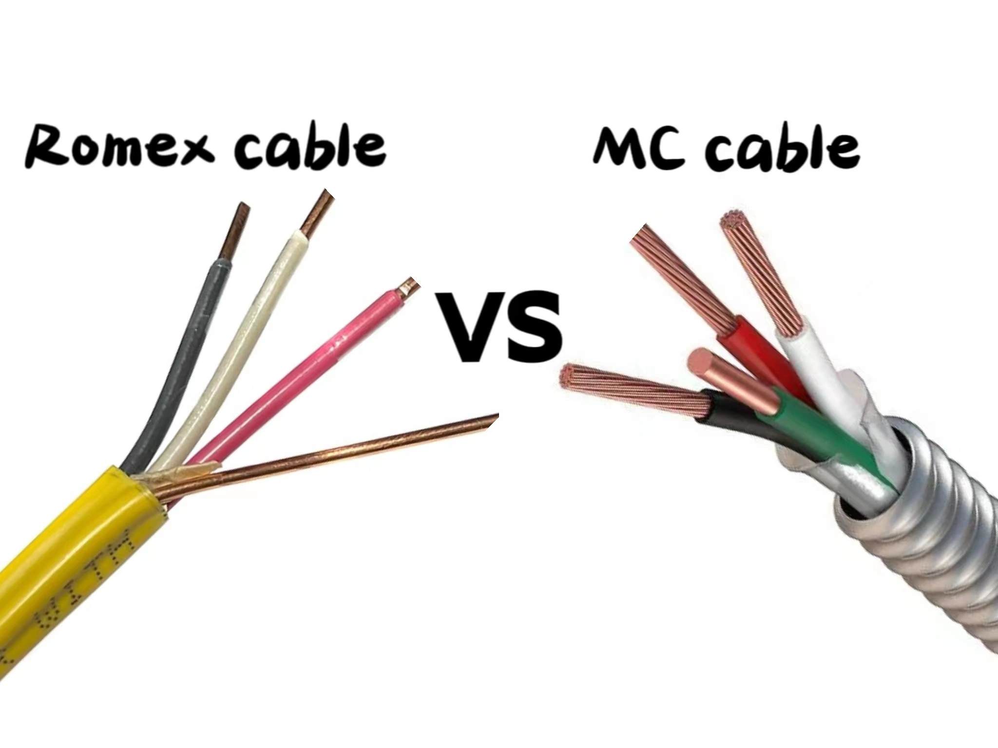 MC cable vs Romex