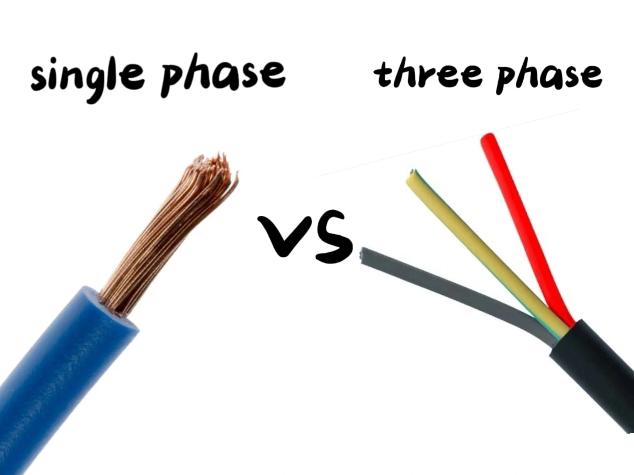 Single phase vs three phase