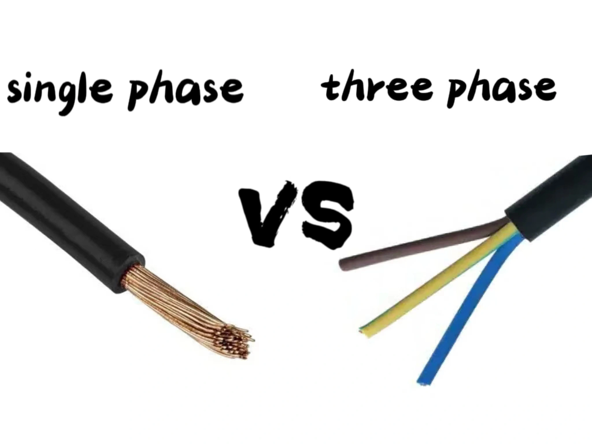 single phase vs three phase